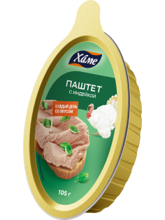 Паштет из индейки Хаме Деликатесный, 105г