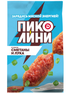 Колбаски Дымов Пиколини Сметана и лук сырокопченые, 50г