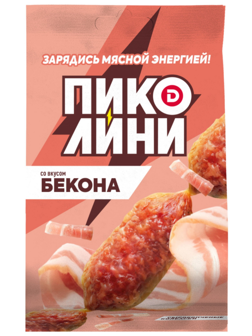 Колбаски Дымов Пиколини Бекон сырокопченые, 50г