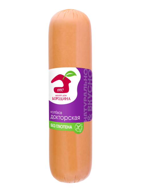 Колбаса Мясной дом Бородина Докторская вареная, ~1кг