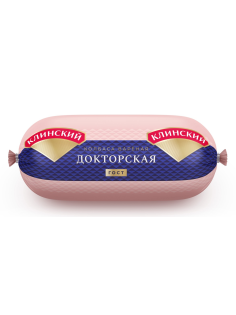 Колбаса Клинский Докторская вареная ГОСТ, 400г