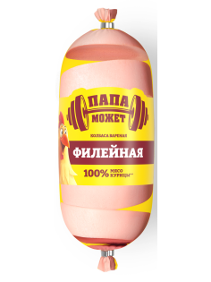 Колбаса Папа Может Филейная вареная, 500г