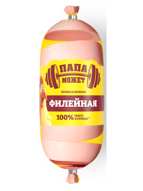 Колбаса Папа Может Филейная вареная, 500г