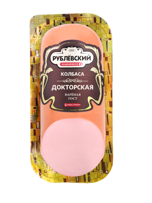 Колбаса Рублевский Докторская вареная в белковой оболочке, 400г