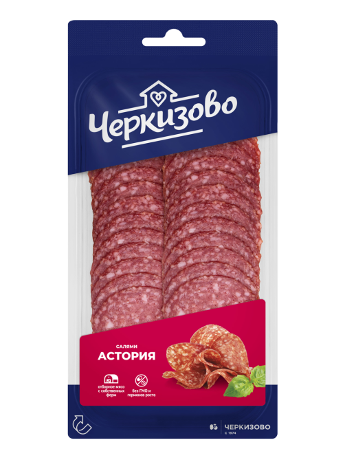 Колбаса Черкизово Салями Астория сырокопченая нарезка, 85г