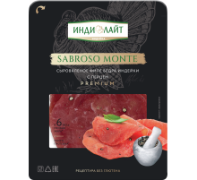 Колбаса Индилайт Халяль Sabroso Monte сыровяленая нарезка, 70г