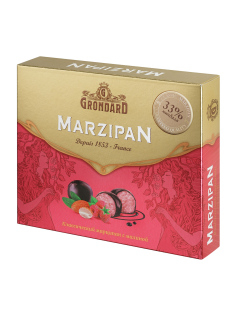 Конфеты Grondard марципановые с малиной, 126г
