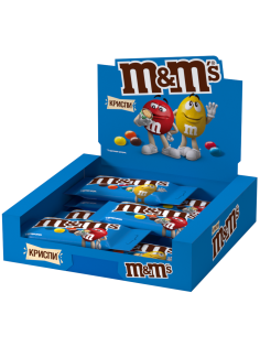 Конфеты M&M's Криспи драже с хрустящим центром, 36г x 32 шт