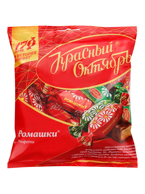 Конфеты Красный Октябрь Ромашки шоколадные, 250г