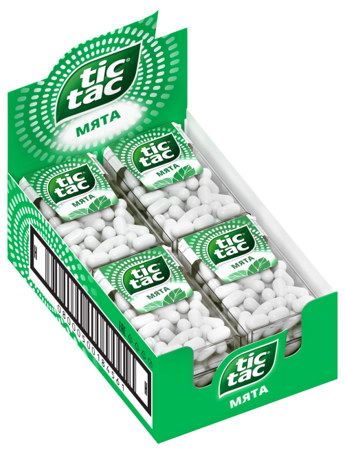 Драже Tic Tac Мята освежающее, 16г x 12 шт