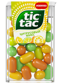 Драже Tic Tac цитрусовый микс освежающее, 16г