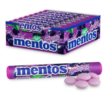 Драже жевательные Mentos виноград, 37.5г x 24 шт