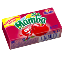 Конфеты жевательные Mamba Ассорти, 26г
