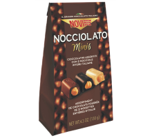 Конфеты Novi Nocciolato Minis шоколадные ассорти фундук, 130г
