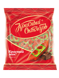 Конфеты Красный Октябрь Красный мак, 250г