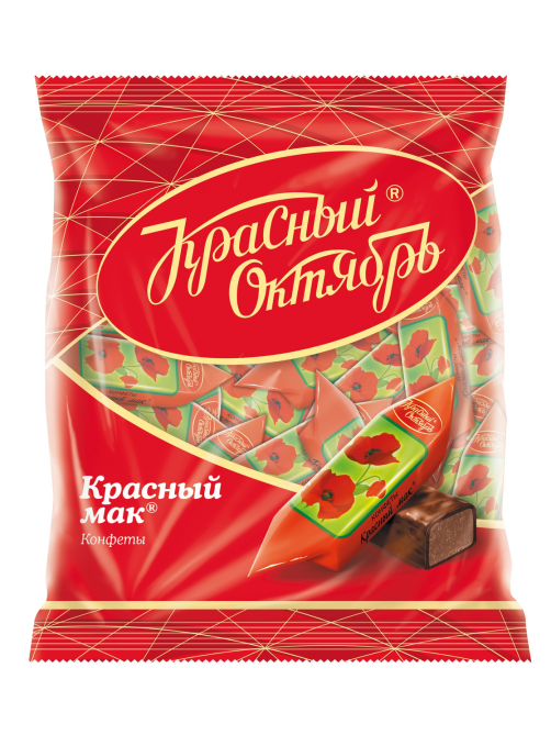 Конфеты Красный Октябрь Красный мак, 250г