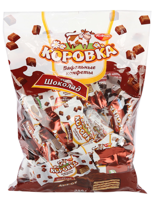Конфеты Рот Фронт Коровка вкус шоколад, 250г