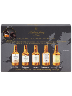 Набор шоколадных конфет Anthon Berg Single Malt Scotch Whisky Collection Ассорти с виски, 78г