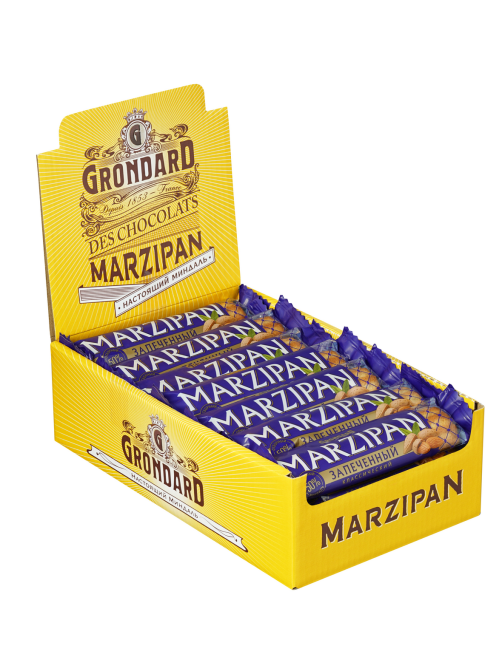 Батончик марципановый Grondard запеченный, 40г