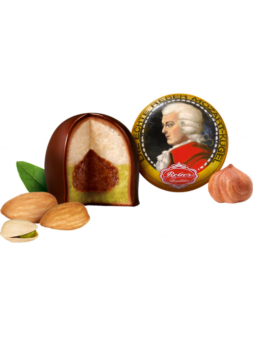 Набор конфет Reber Mozart 356 из горького шоколада, 240г