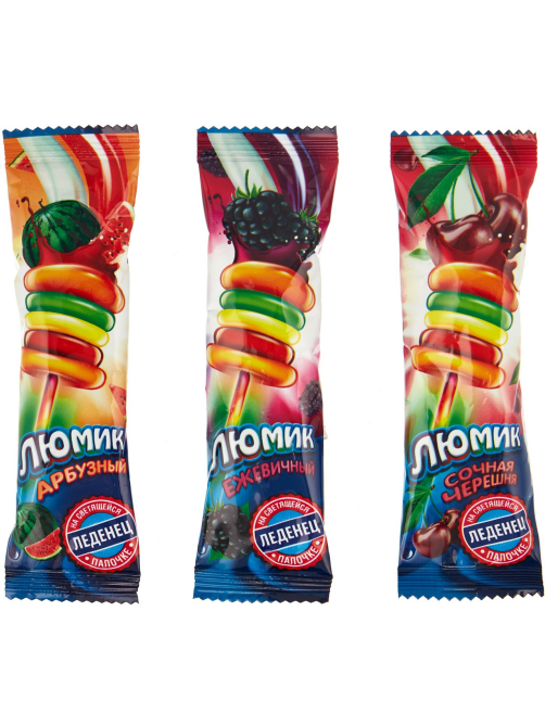 Карамель Люмик черешня, ежевика и арбуз, 10г