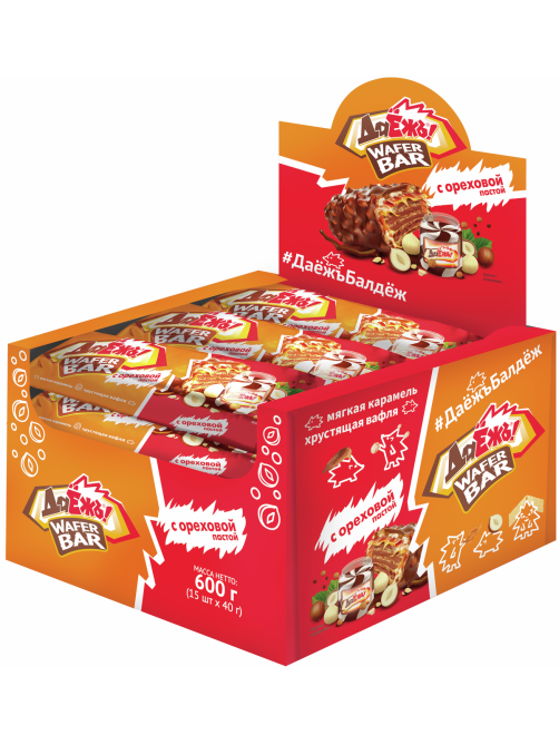 Конфета Даёжъ с ореховой пастой, 40г