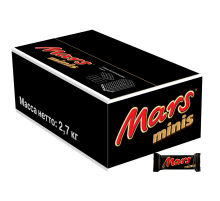 Конфеты шоколадные Mars Minis, 2.7кг