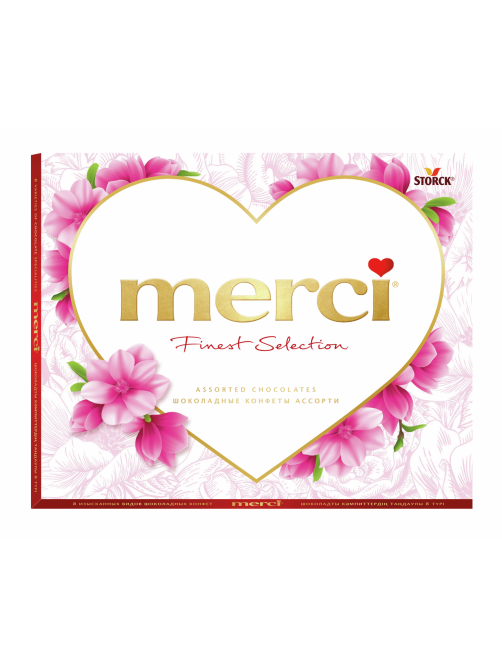 Конфеты Merci Сердце шоколадные ассорти, 250г