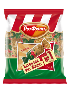 Конфеты Рот Фронт Батончики с орехами, 250г