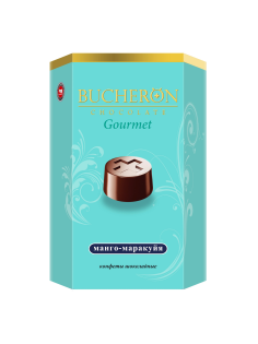 Конфеты Bucheron Gourmet шоколадные манго и маракуйя, 130г