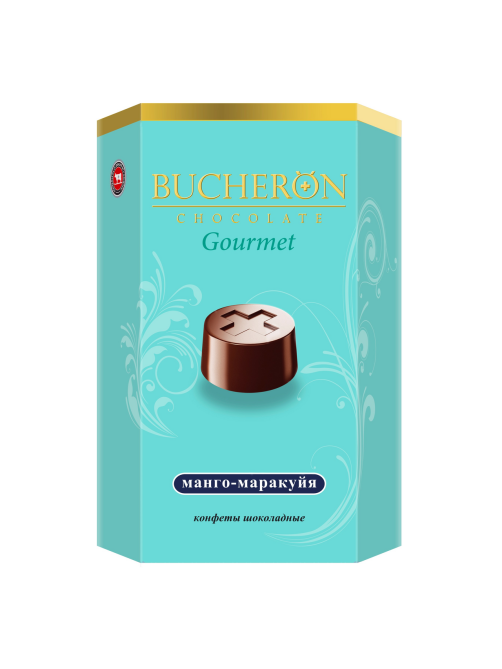 Конфеты Bucheron Gourmet шоколадные манго и маракуйя, 130г