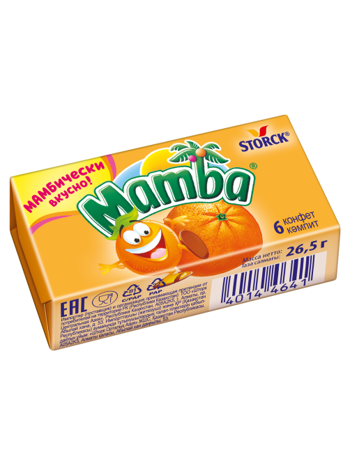 Конфеты жевательные Mamba Ассорти, 26г