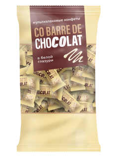 Конфеты Co Barre De Chocolat мультизлаковые белая глазурь, 1кг