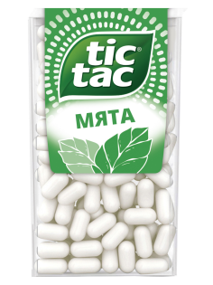 Драже Tic Tac со вкусом мяты освежающее, 49г