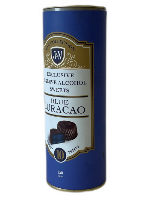 Конфеты J&N Bar Collection ликер блю кюрасао, 150г