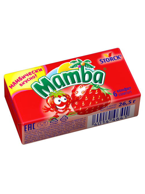 Конфеты жевательные Mamba Ассорти, 26г