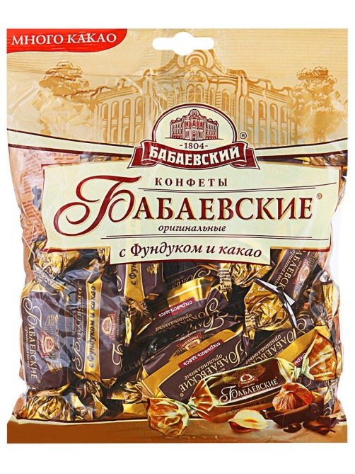 Конфеты Бабаевский Бабаевские шоколадные оригинальные, 200г