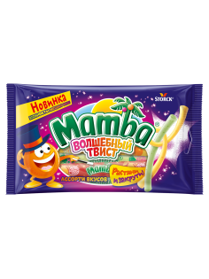 Конфеты жевательные Mamba Волшебный твист, 70г