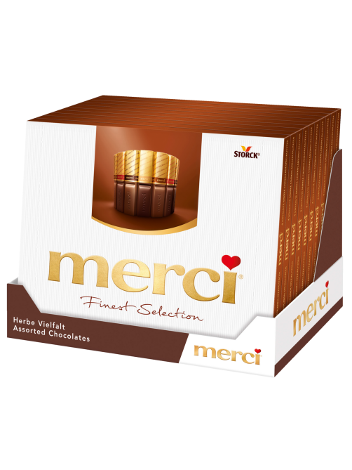 Набор шоколадных конфет Merci Finest Selection Ассорти из темного шоколада, 250г