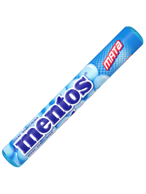 Драже жевательные Mentos Мята, 37.5г