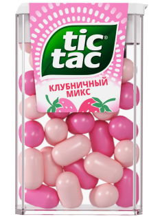 Драже Tic Tac Клубничный Микс освежающее, 16г