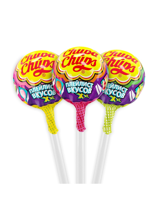 Карамель Chupa Chups XXL Playlist, 29г x 40 шт