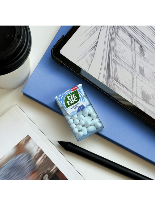 Драже Tic Tac Холодная мята освежающее, 16г x 12 шт