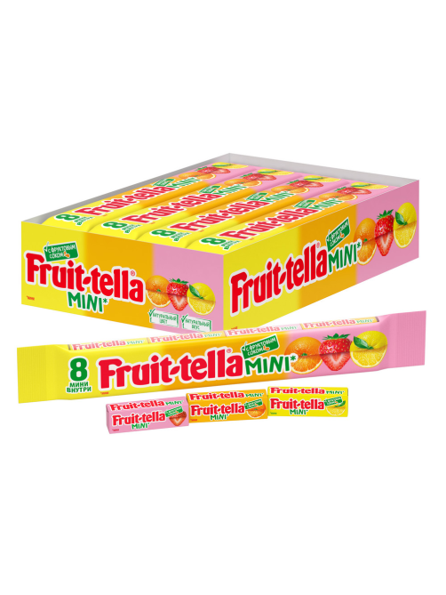 Конфеты жевательные Fruittella Mini мультипак, 88г