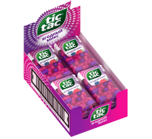 Драже Tic Tac Ягодный микс со вкусом малины и голубики освежающее, 16г х 12 шт