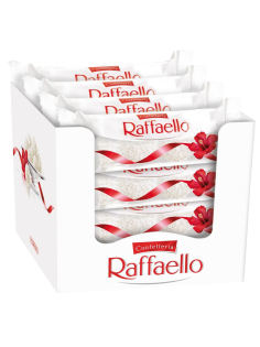 Конфеты Raffaello с цельным миндальным орехом в кокосовой обсыпке, 40г x 16 шт