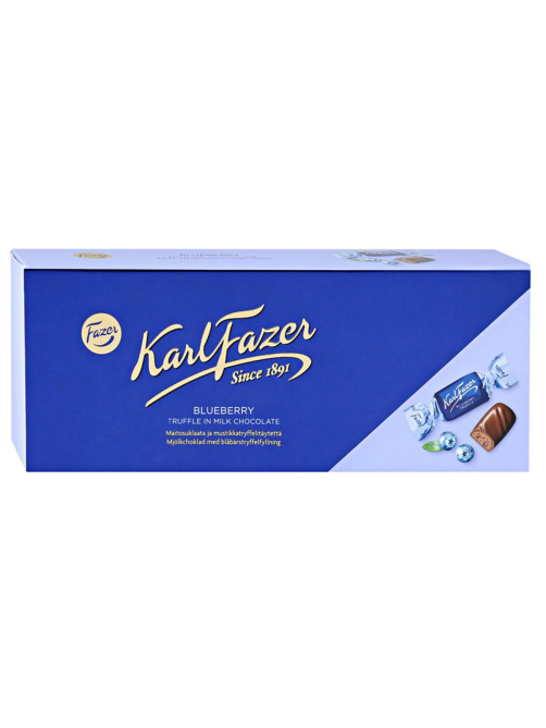 Конфеты Fazer Karl черничный трюфель, 250г
