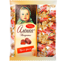 Конфеты Красный Октябрь Аленка крем-брюле шоколадные, 250г