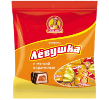 Конфеты Лёвушка с мягкой карамелью, 199г