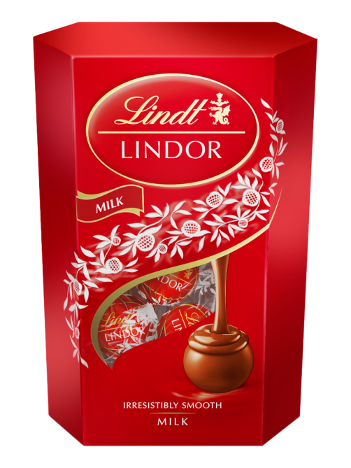 Набор конфет Lindt Lindor молочный шоколад с начинкой, 200г